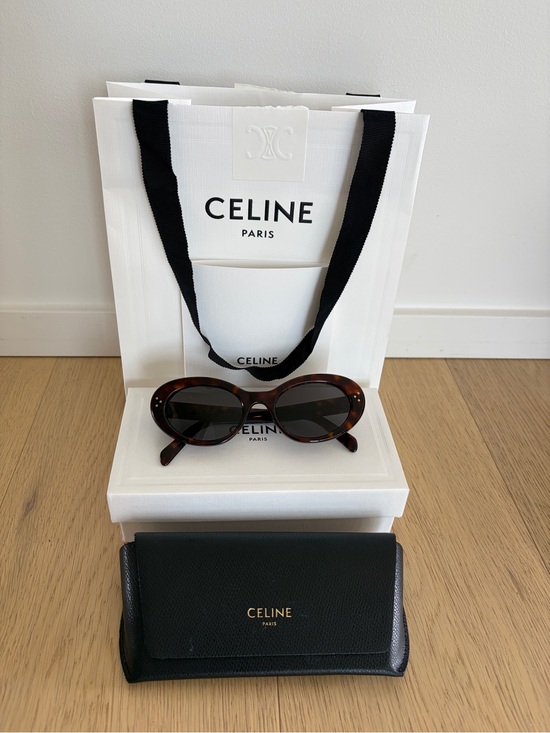 Celine Accessories - Celine Tortoiseshell Sunglasses with Dark Lenses, Original Receipt Included